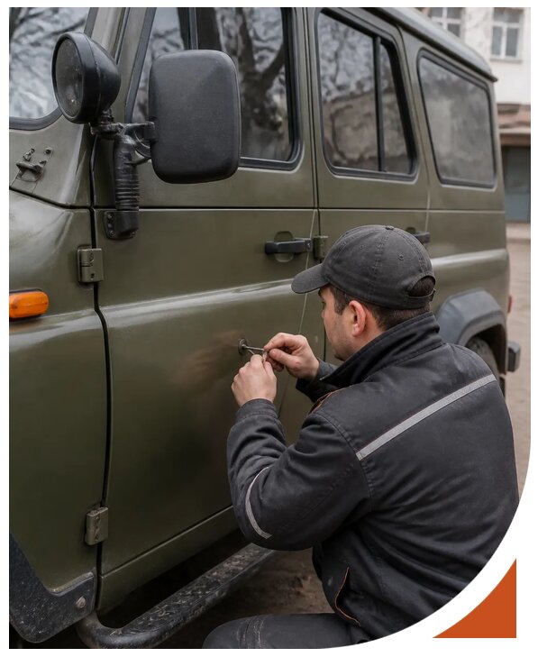 Профессиональное вскрытие автомобиля УАЗ без повреждений в Ярцеве